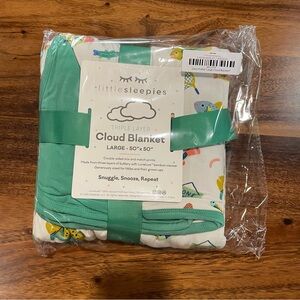 NWT Little Sleepies Gone Fishing cloud blanket